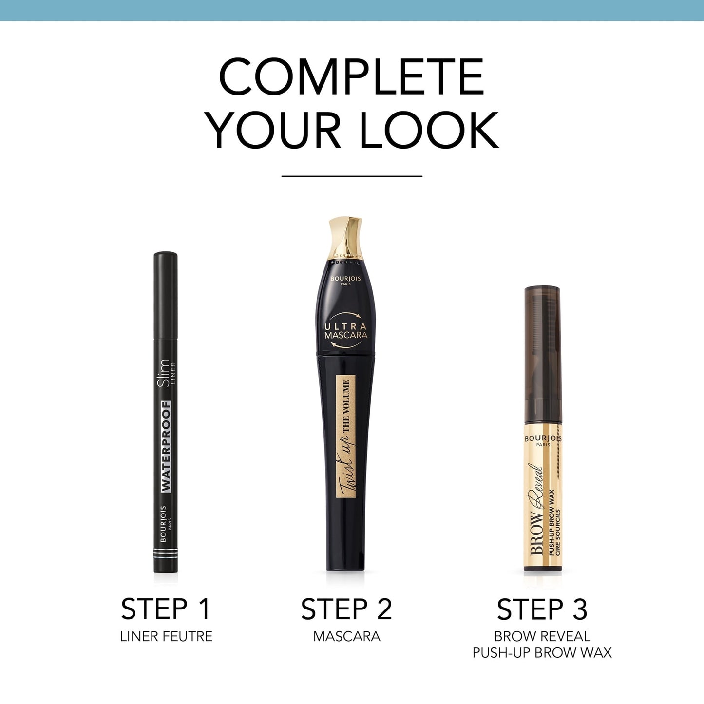 Bourjois Liner Feutre Slim Waterproof Eyeliner, Ultra Black Iv 1ml