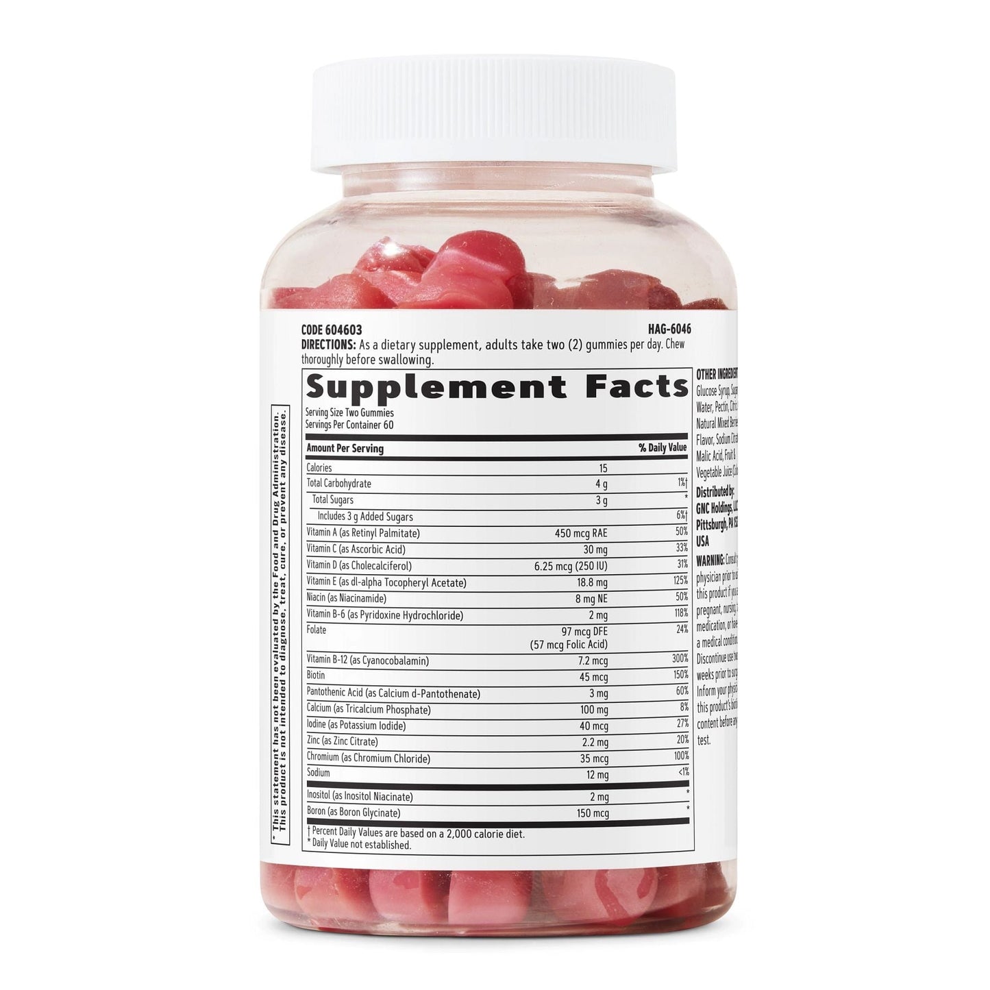 GNC Women's Multi Gummy 120 Gummies