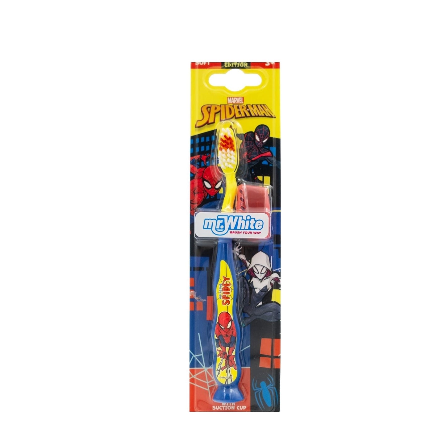 Mr.White Spiderman Manual Toothbrush
