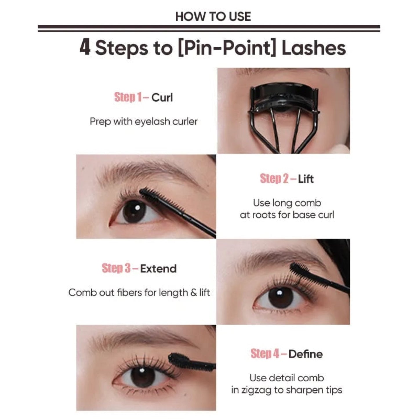 Judydoll PIN Point Mascara Black