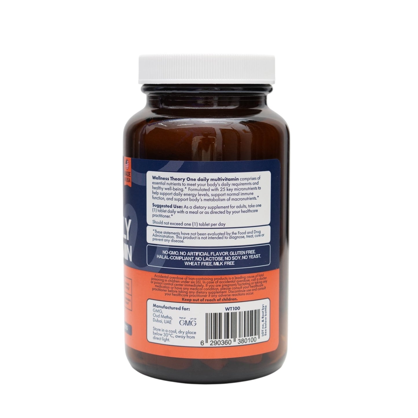 Wellness Theory Once Daily Multivitamin - 120 Tablets