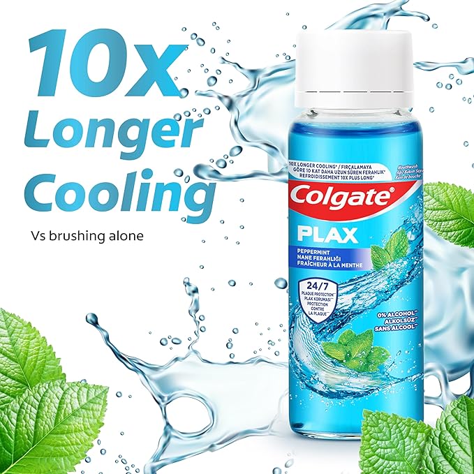 Colgate Peppermint Blue Mouthwash 100ml