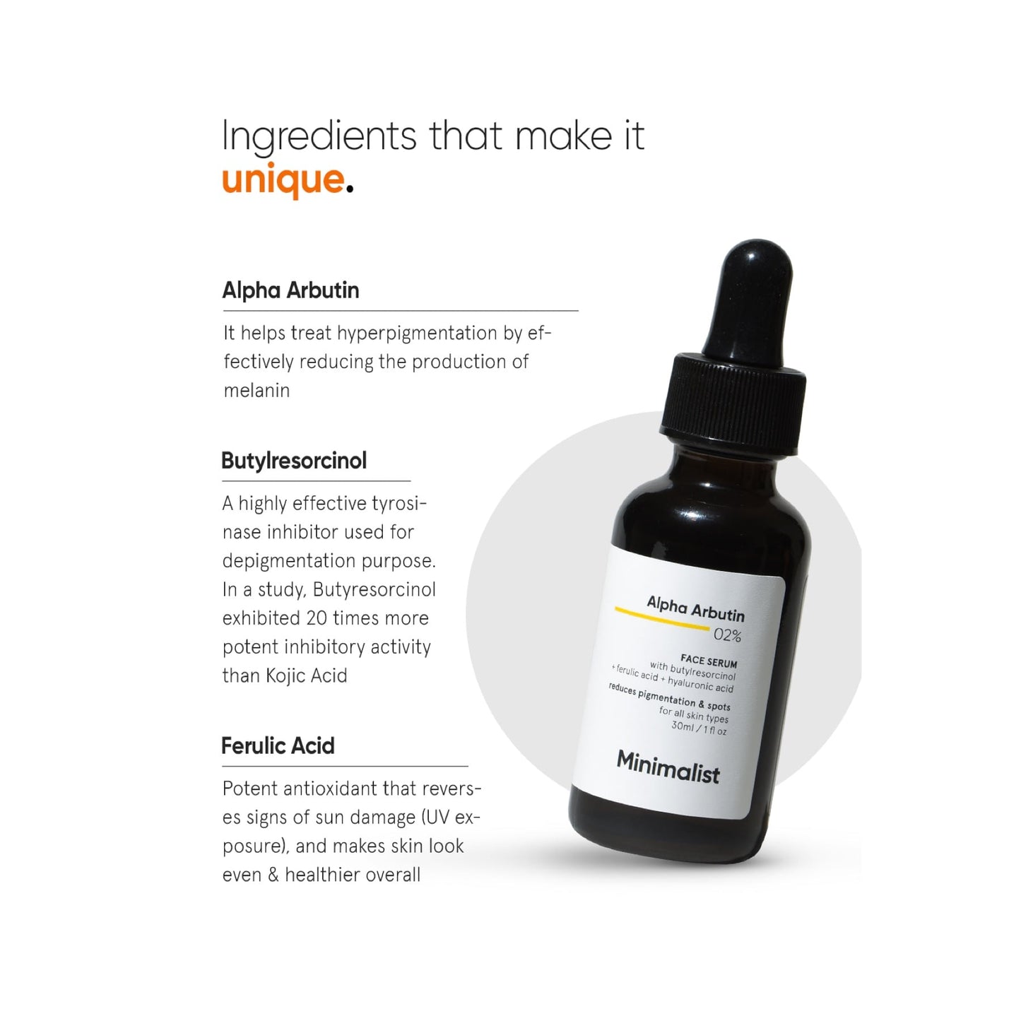 Minimalist Alpha Arbutin 02% Face Serum