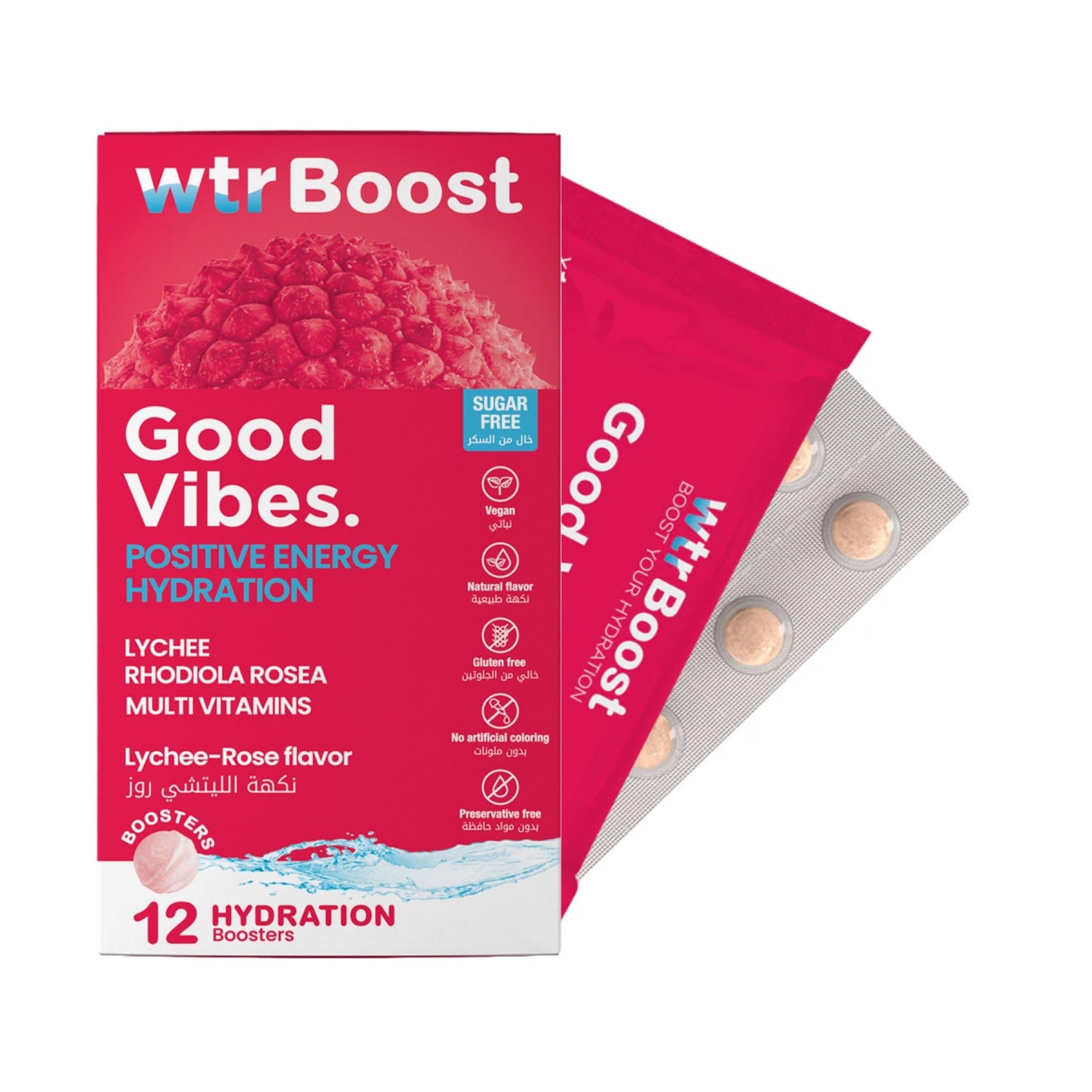 Wtrboost Good Vibes Positive Energy Hydration