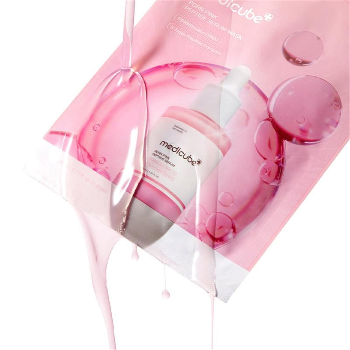 Medicube PDRN Pink Peptide Serum Mask 6 Sheets