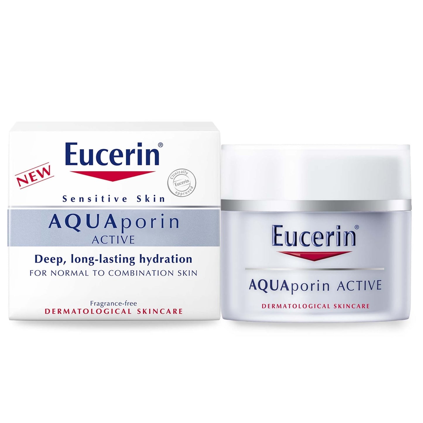 Eucerin Aquaporin Active Cream Body Moisturiser Normal-Combination Skin 50ml