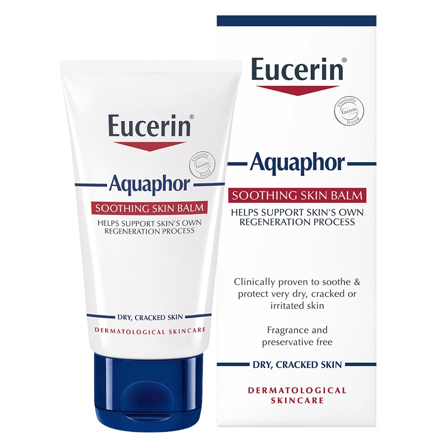 Eucerin Aquaphor Soothing Skin Balm With Glycerin and Panthenol, 45ml