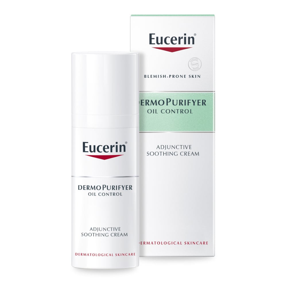 Eucerin DermoPurifyer Oil Control Adjunctive Soothing Face Day Cream 50ml