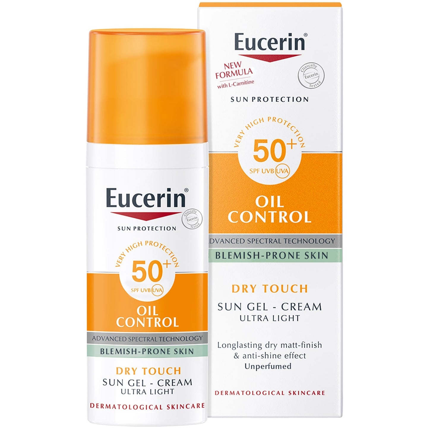 Eucerin Face Sunscreen Oil Control Gel-Cream Dry Touch 50ml