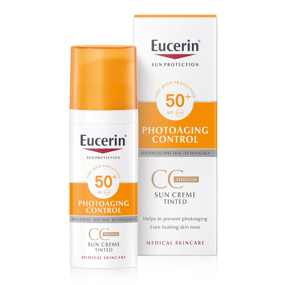Eucerin Photoaging Control CC Tinted Sun Cream Medium SPF50+ 50ml