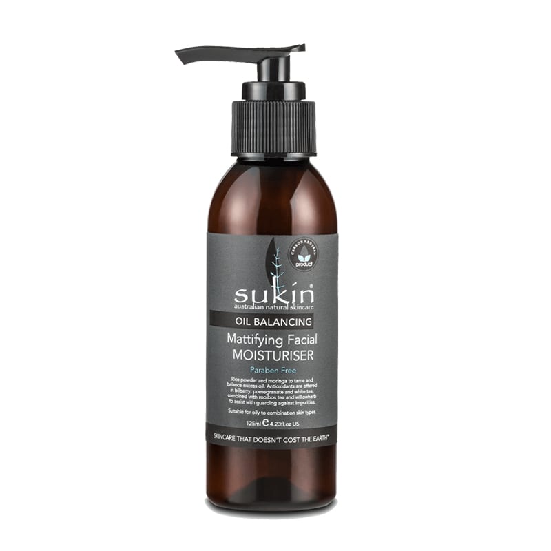 Sukin Oil Balancing Mattifying Face Moisturiser Cream 125ml