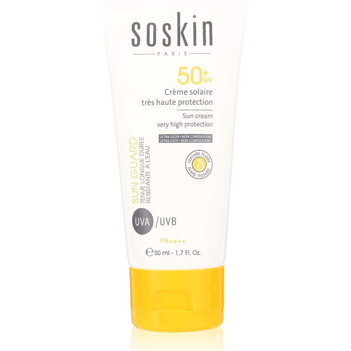 Soskin Sun Guard Sun Cream Fluid Very High Protection SPF50+ 50ml