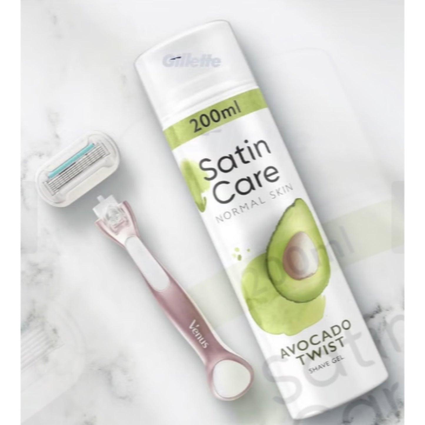 Venus Satin Care Shaving Gel Sensitive 200ml