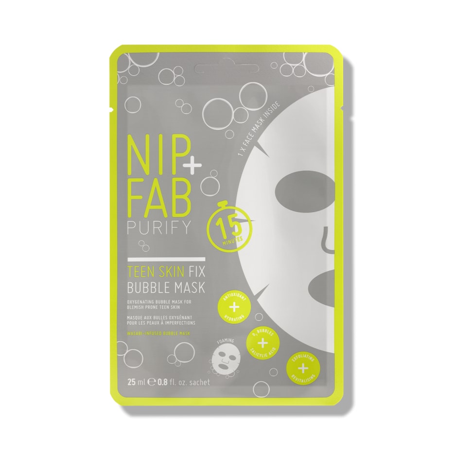 Nip+Fab Teen Skin Fix Bubble Sheet Mask 1pc