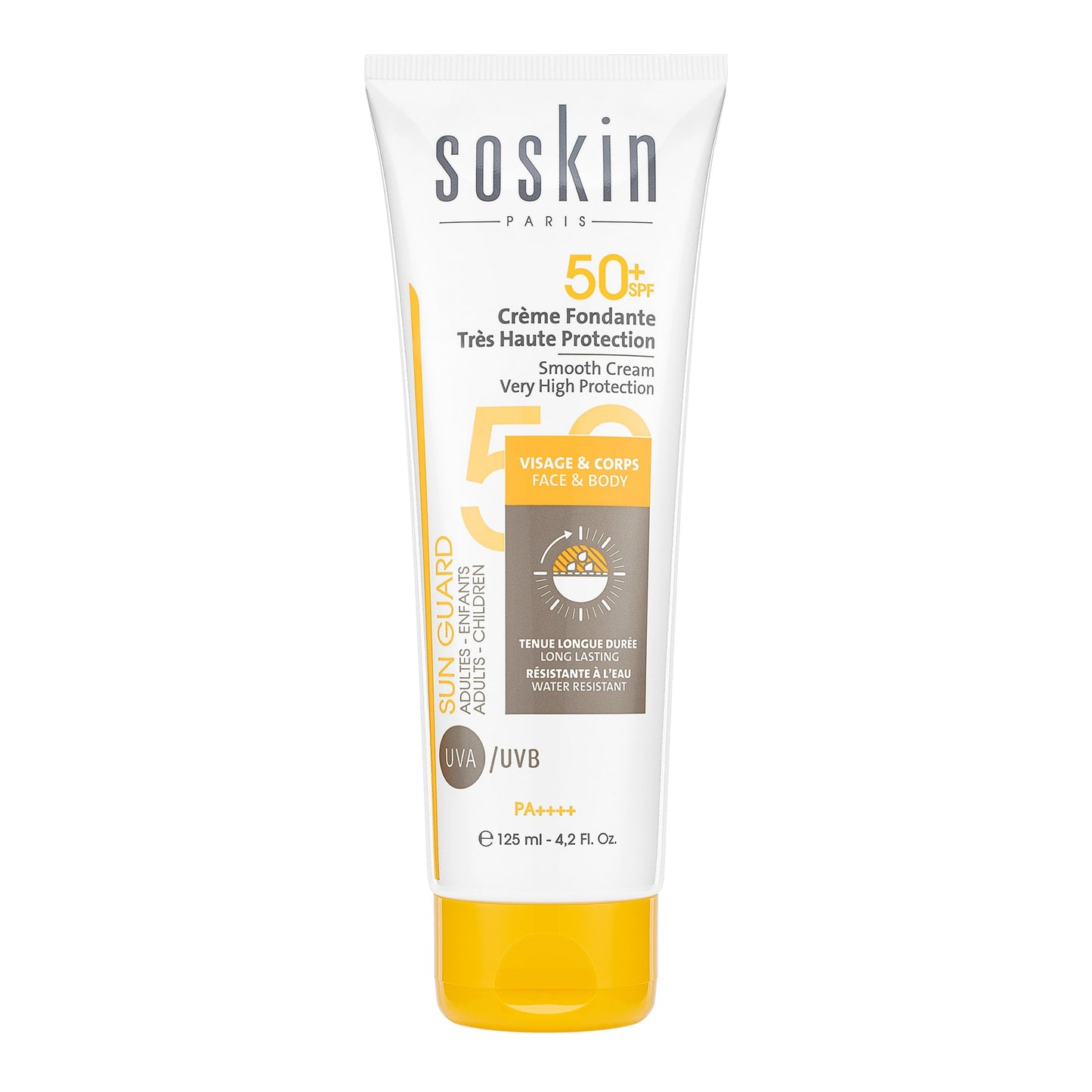 Soskin Sun Guard Smooth Sun Cream Very High Protection SPF50+ 125ml
