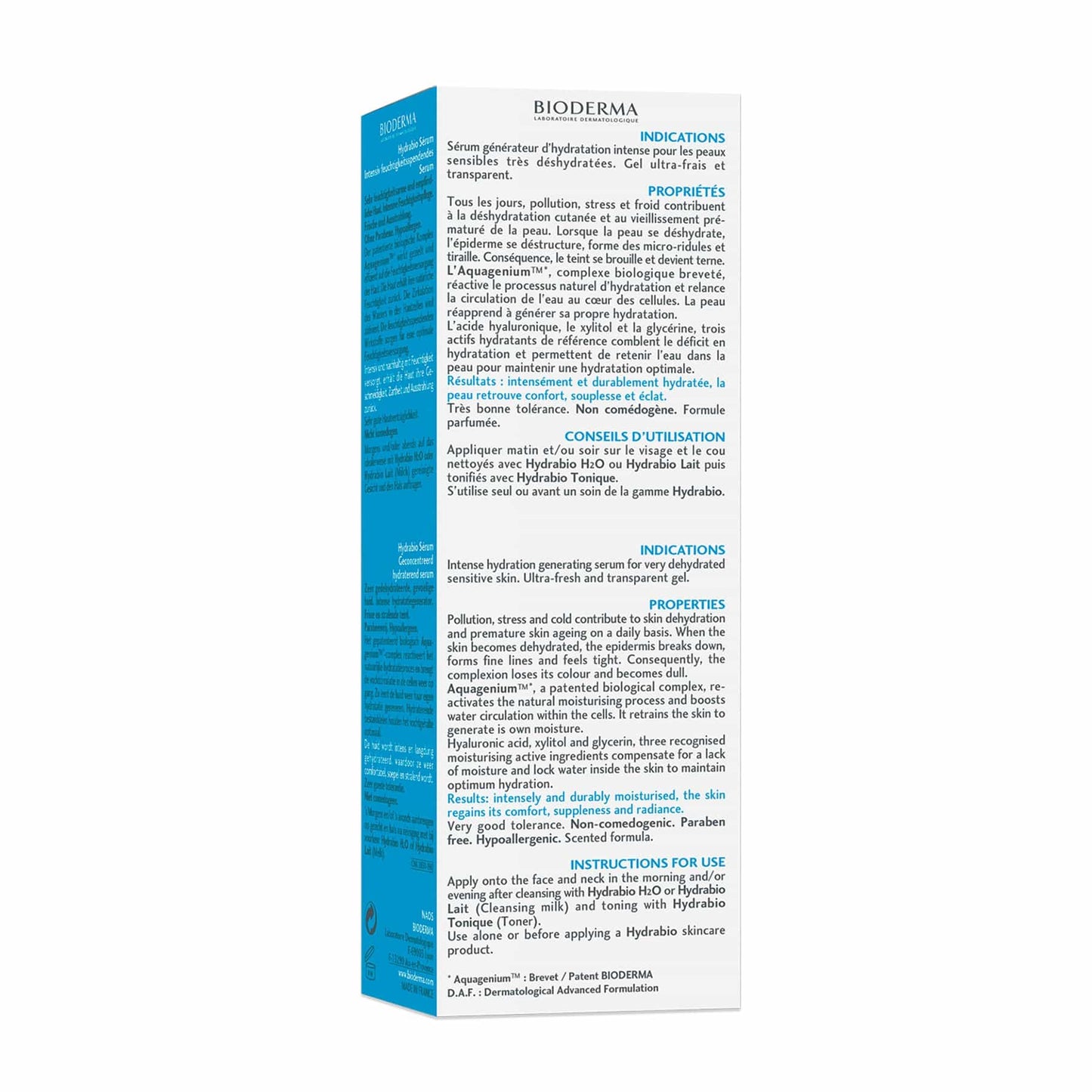 Bioderma Hydrabio Moisturising Concentrate Face Serum 40ml