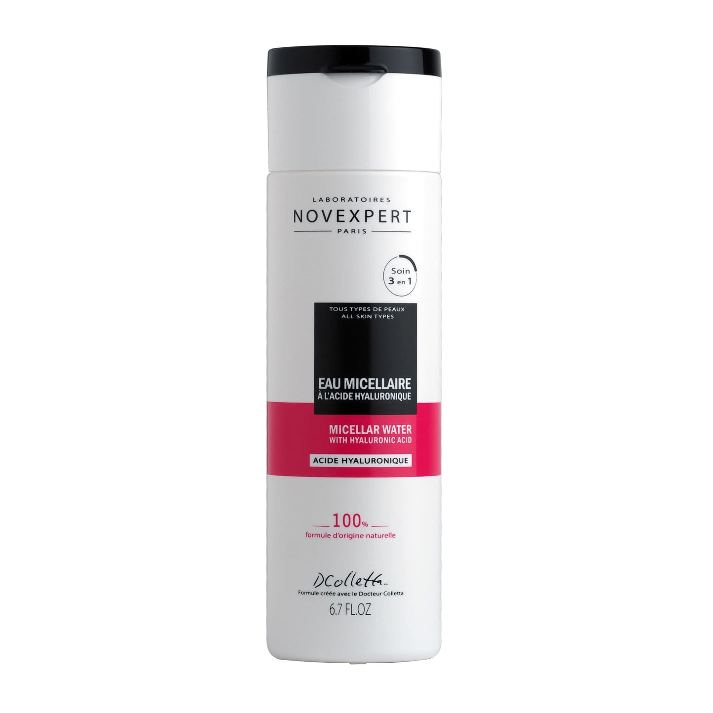 Novexpert No-Rinse Cleansing Micellar Water Hyaluronic Acid 200ml
