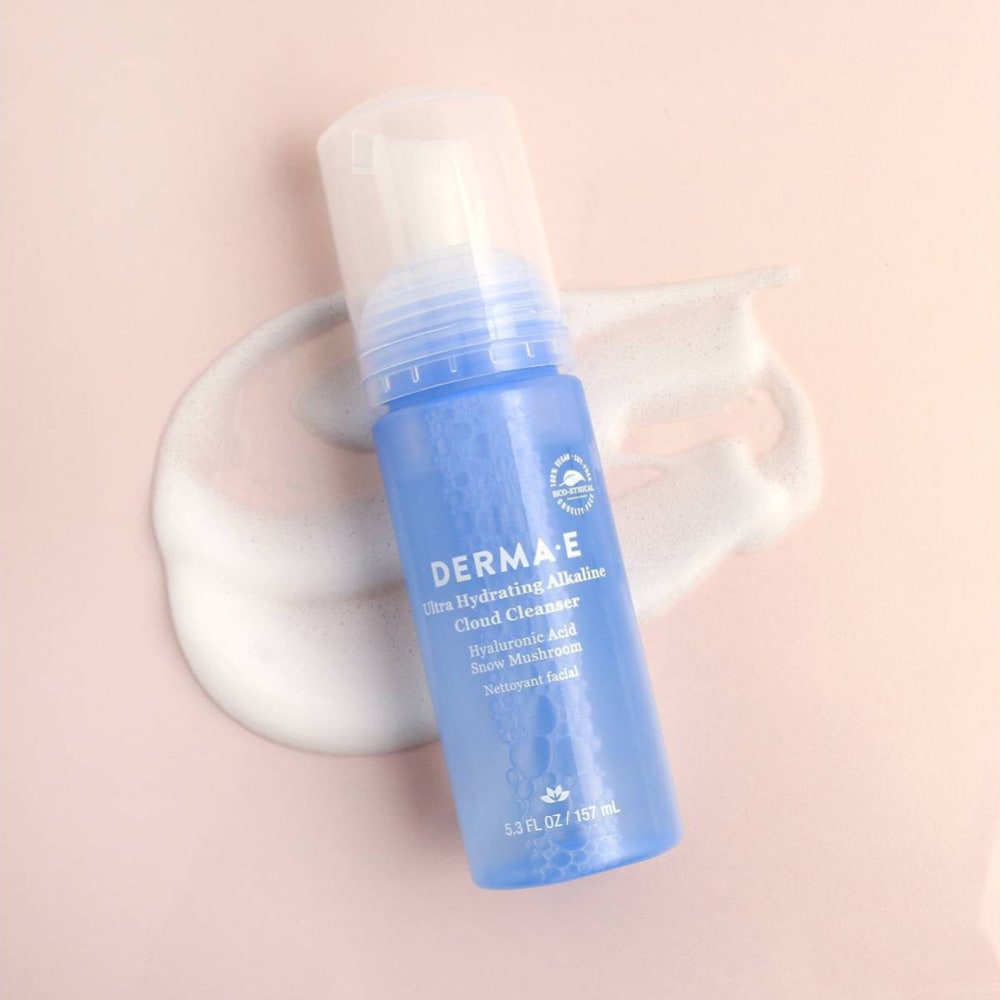 Derma E Hydrating Alkaline Cloud Facial Foam Cleanser 157ml