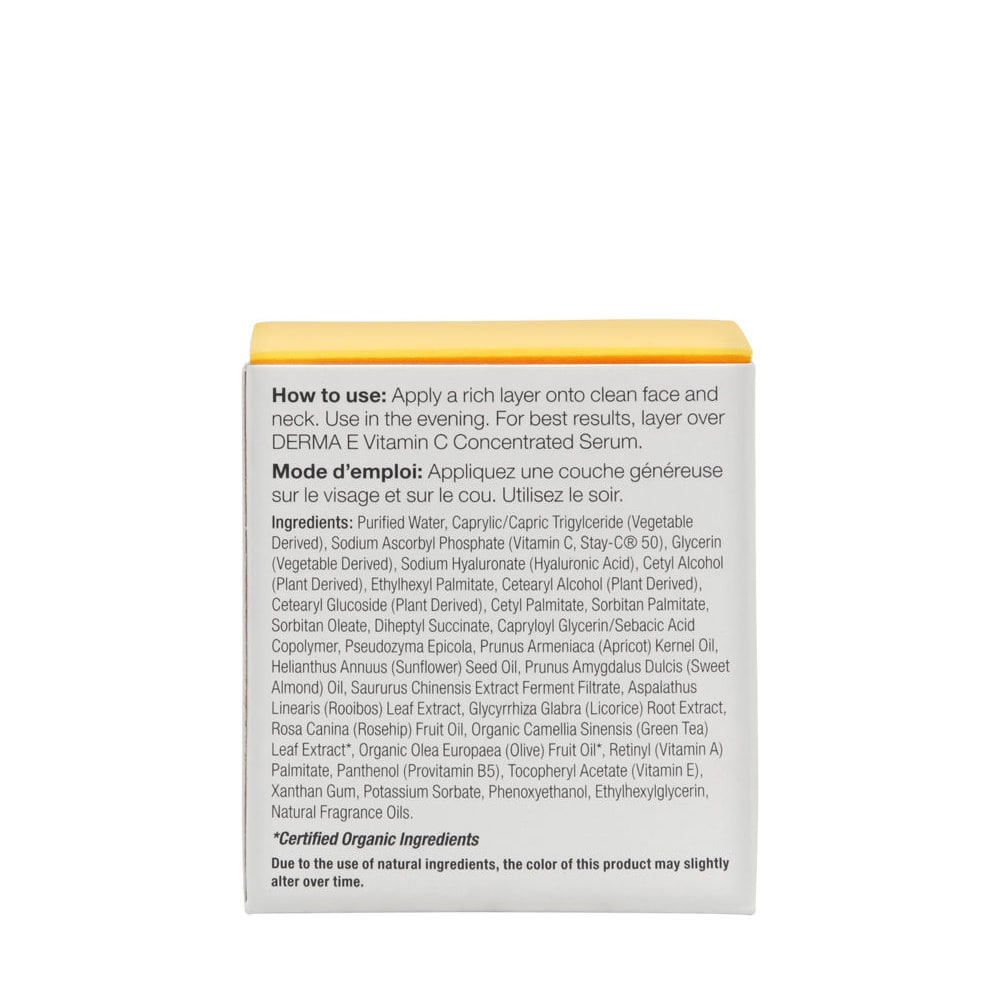 Derma E Vitamin C Intense Night Cream 56g