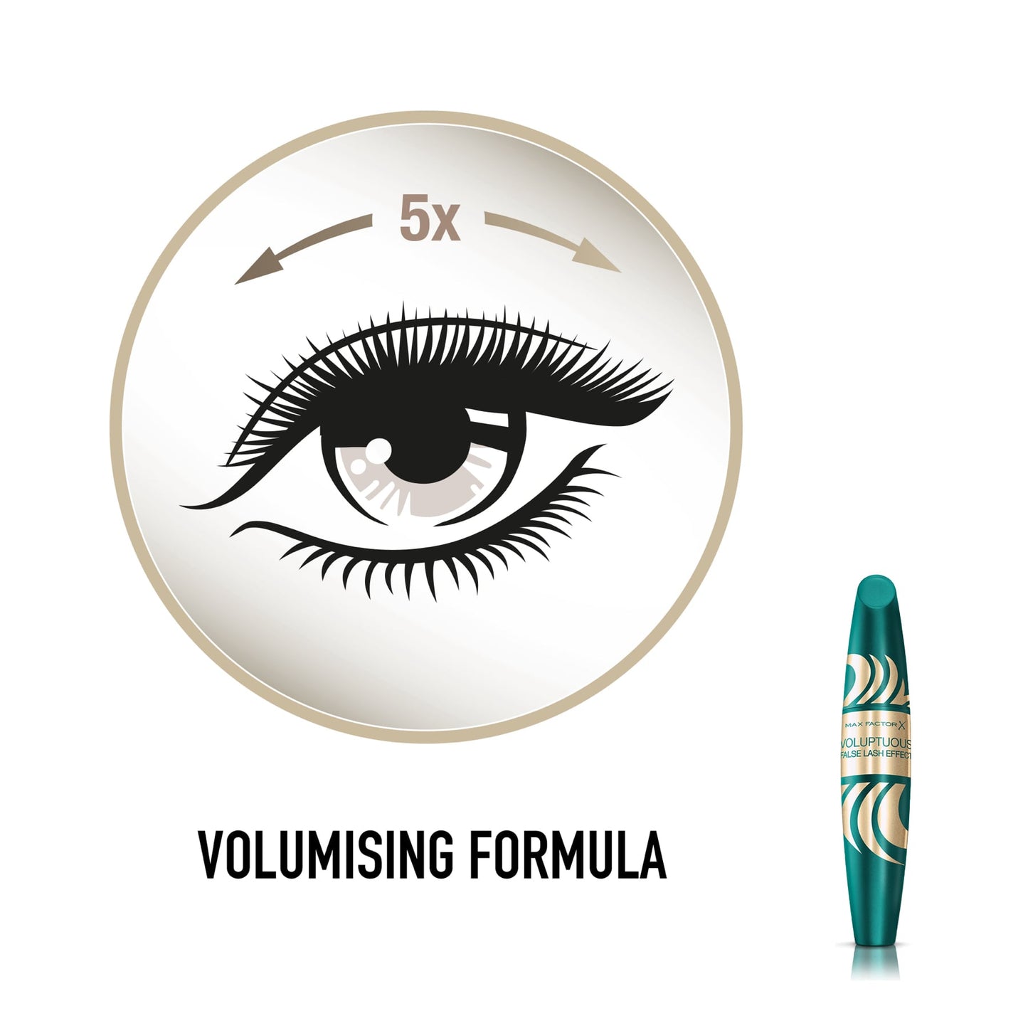 Max Factor False Lash Effect Voluptuous Mascara Volumising Black 13ml