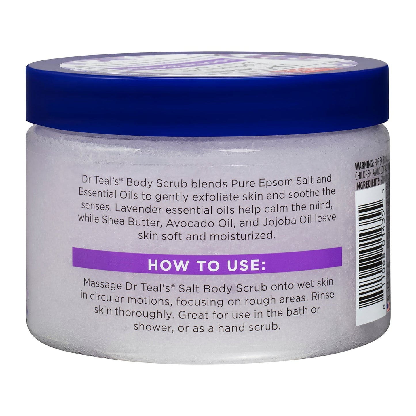 Dr Teal's Epsom Salt Body Scrub Lavender 454g