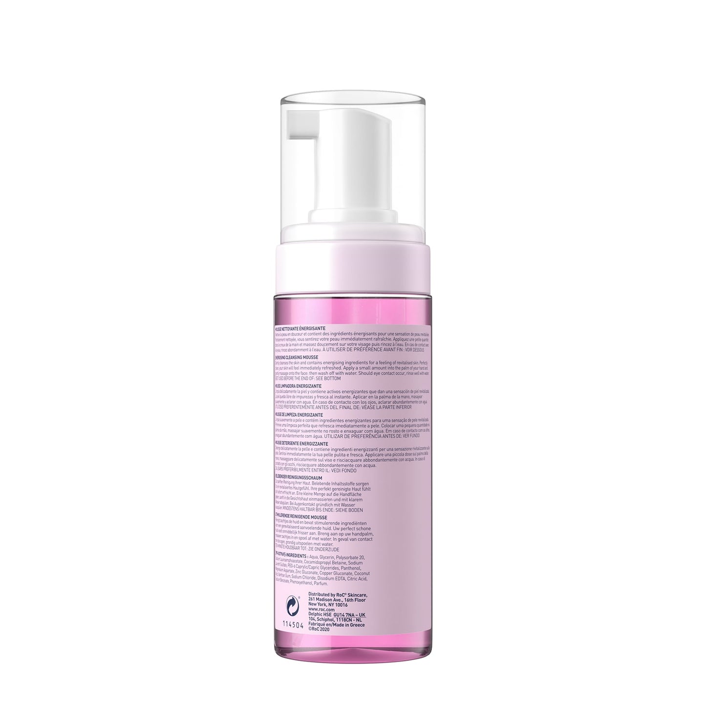 RoC Energising Cleansing Mousse 150ml