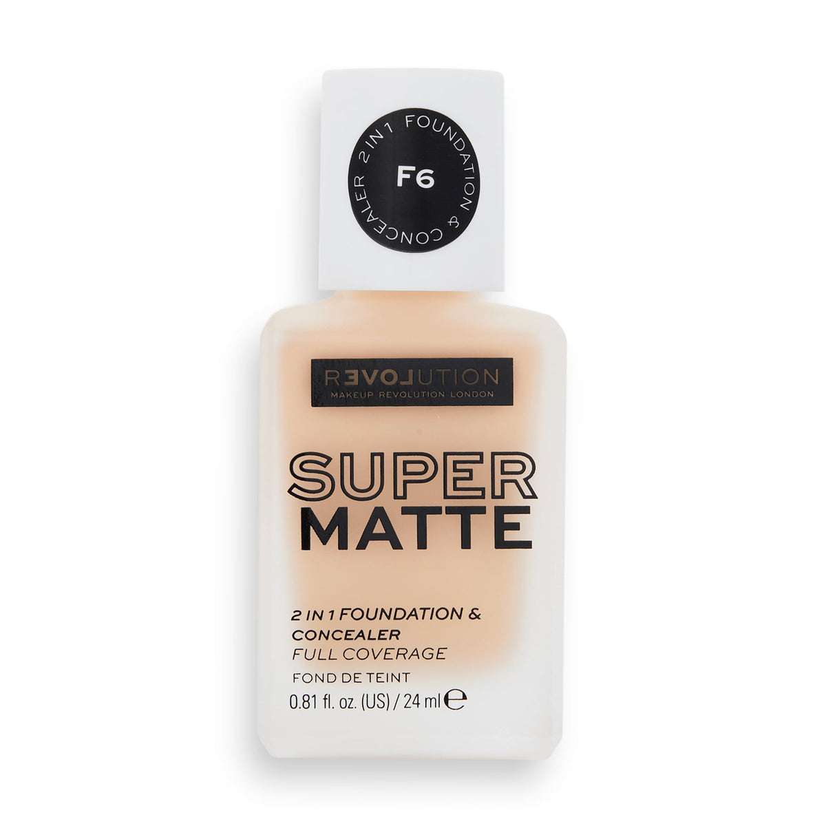 Relove by Revolution Supermatte Foundation F6|24ml