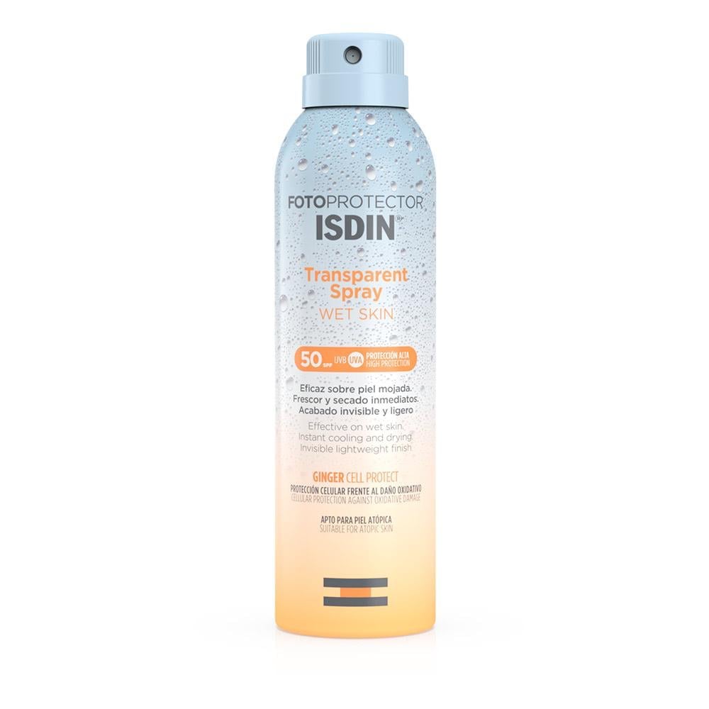 ISDIN Fotoprotector Transparent Spray Wet Skin SPF50+ Sunscreen 250ml