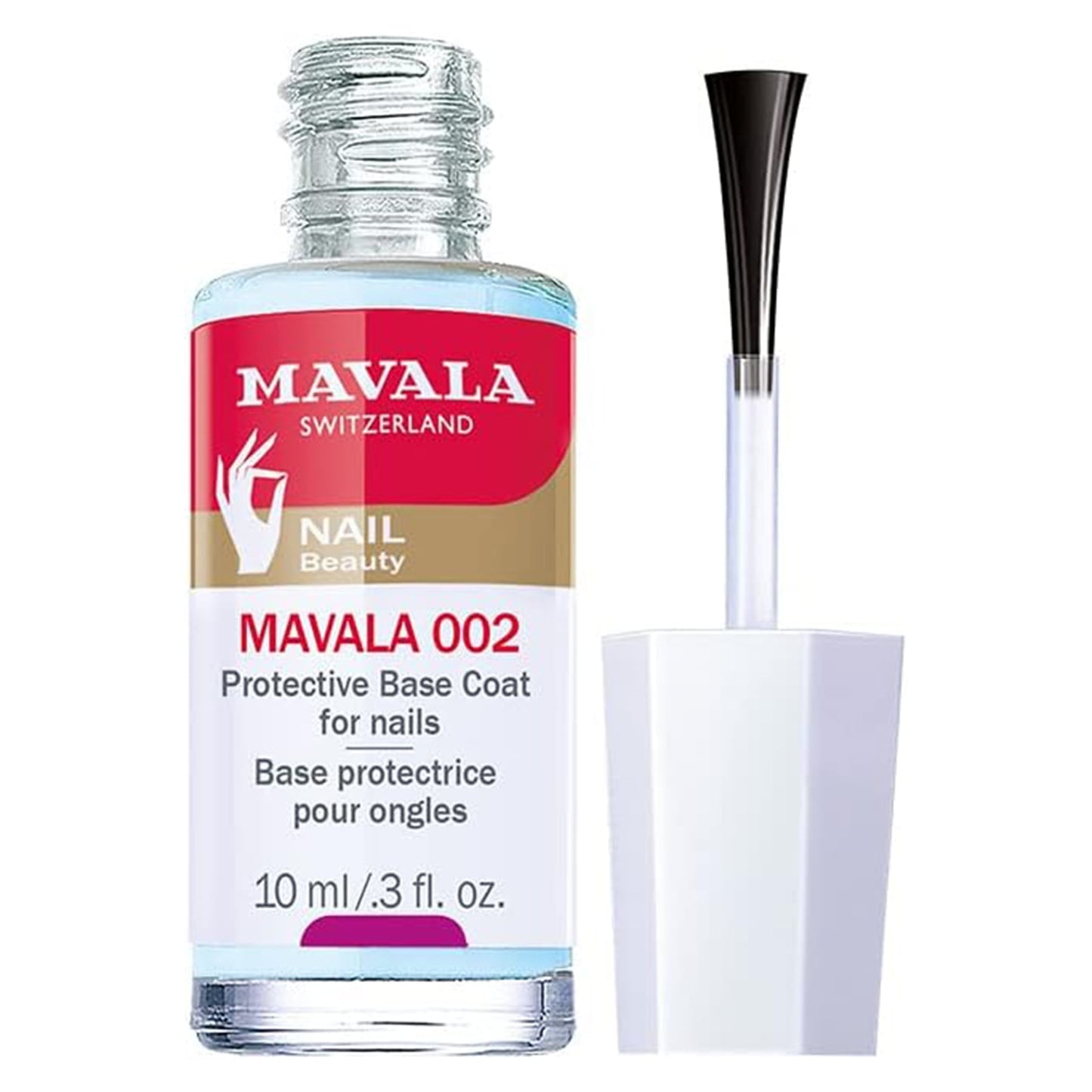 Mavala Protective Base Coat Nail Polish 002 Clear 10ml Clear|10ml