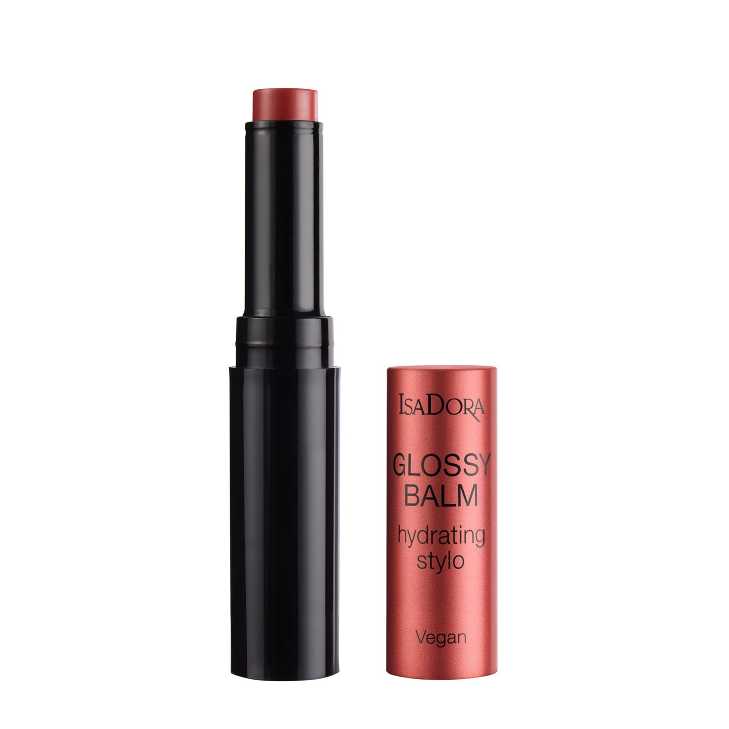 Isadora Glossy Balm Hydrating Stylo Lip Gloss 1.6g Rosewood|1.6g