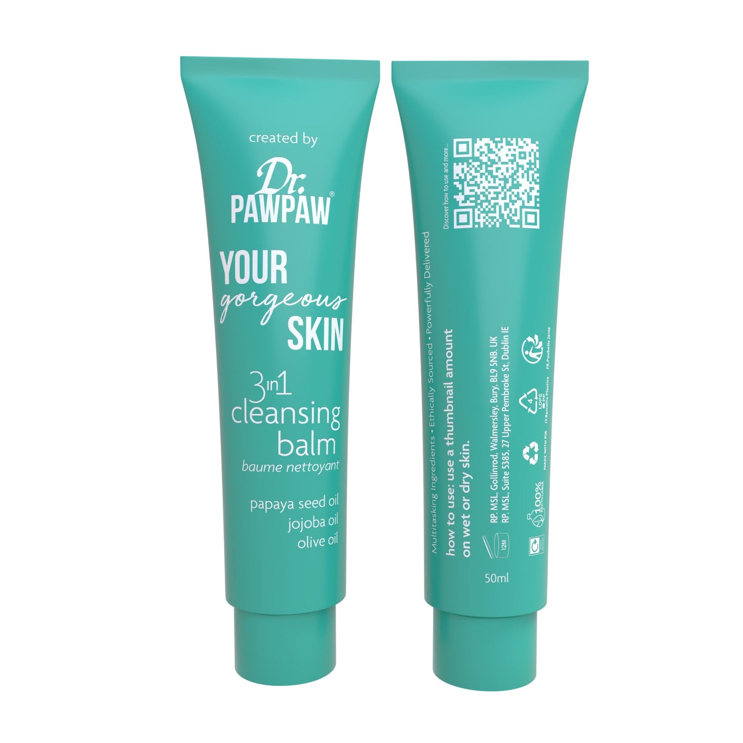 Dr.PAWPAW Your Gorgeous 3 In 1 Skin Cleansing Balm 50ml 50ml