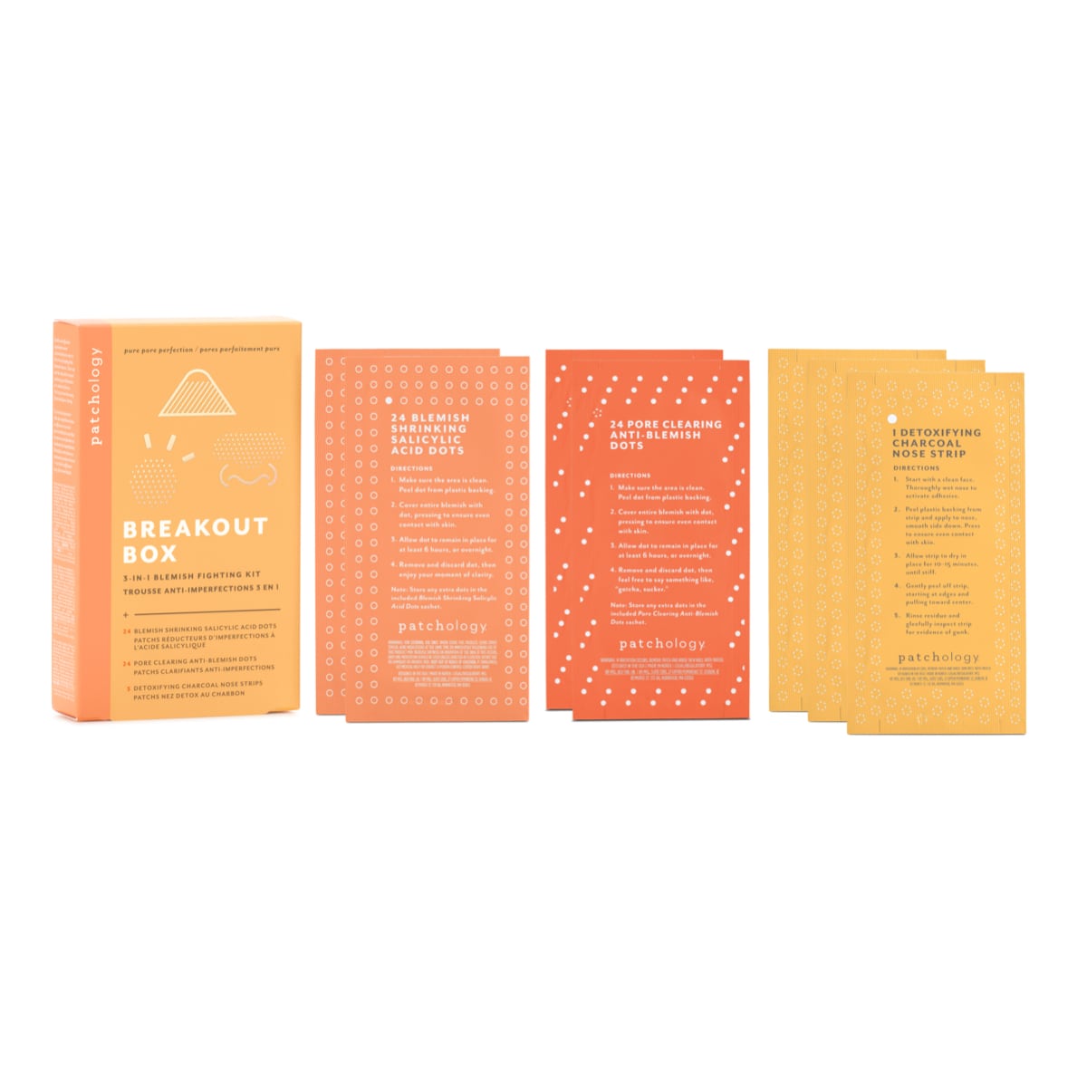 Patchology Breakout Box 3-in-1 Acne Treatment Kit