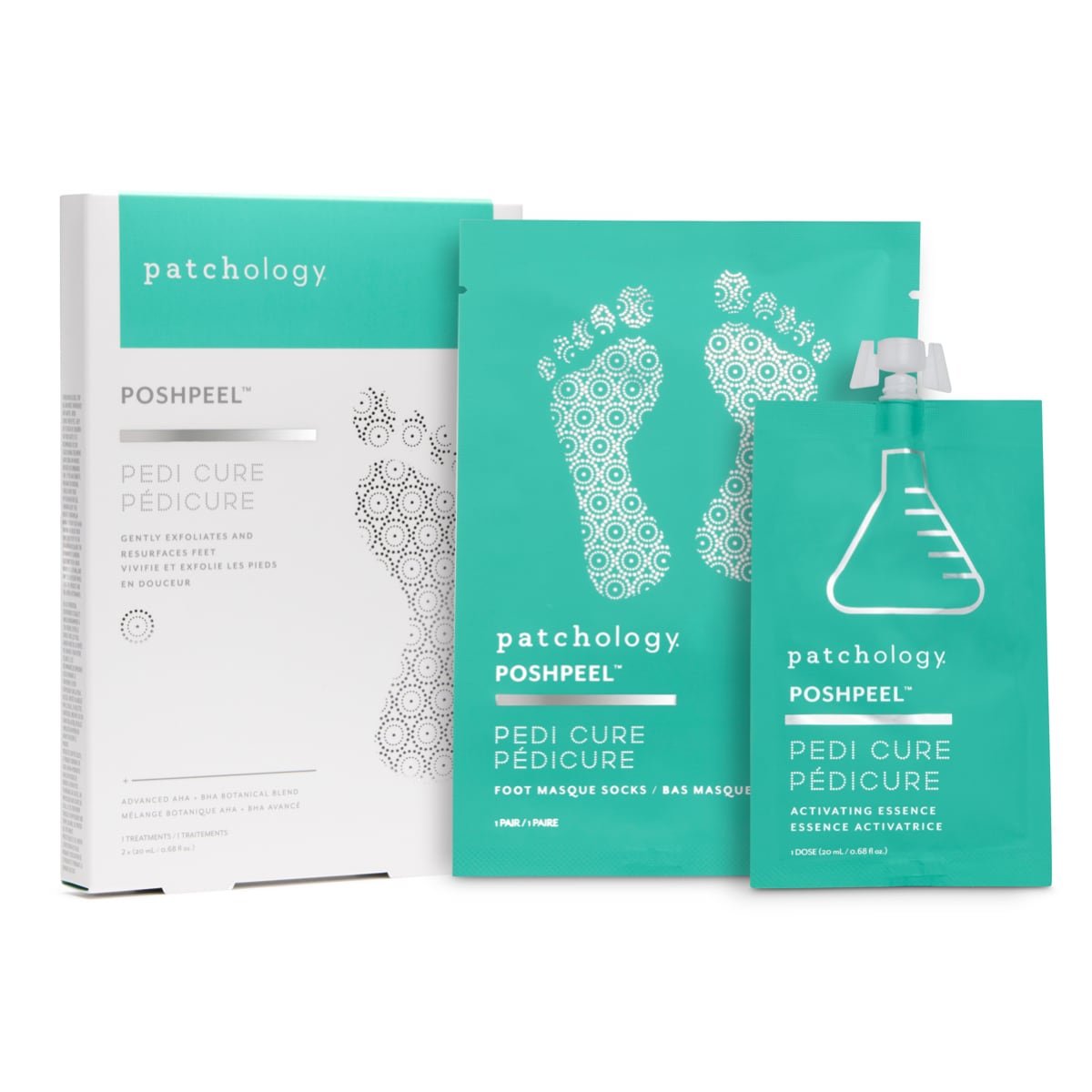 Patchology Posh Peel Pedicure Treatment Kit 2x 20ml