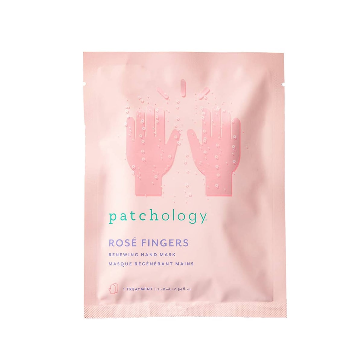 Patchology Serve Chilled Rose Fingers Renewing Hand Mask 2x 8ml