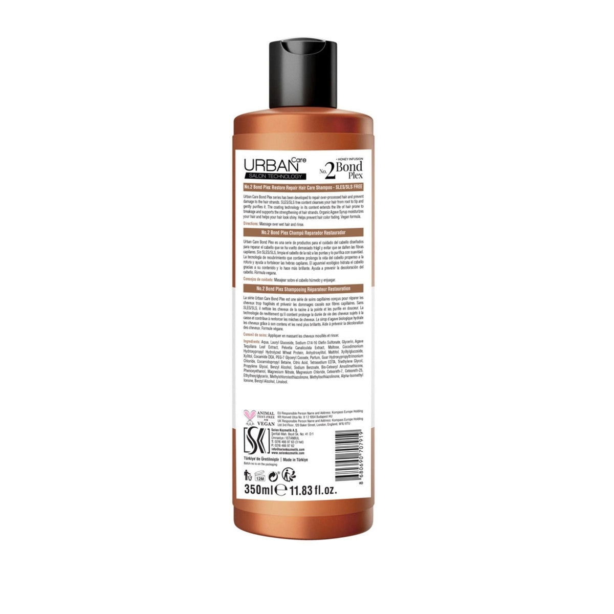 Urban Care No2 Bond Plex Restore Repair Shampoo