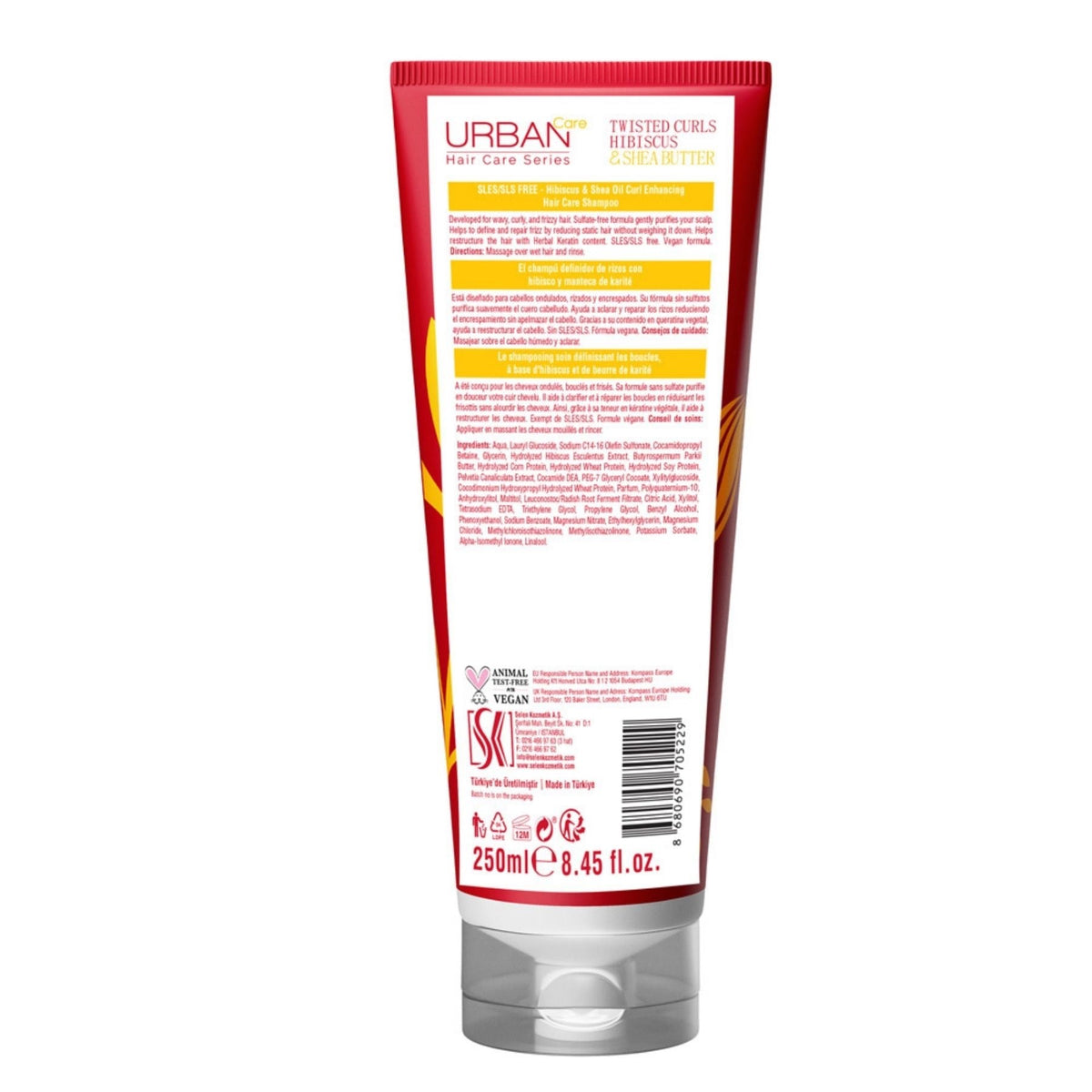 Urban Care Twisted Curls Hibiscus & Shea Butter Shampoo