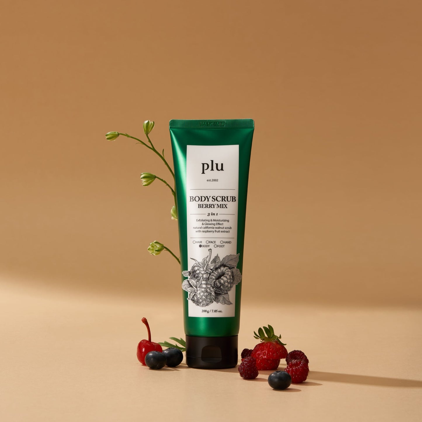 plu Body Scrub Berry Mix 200g