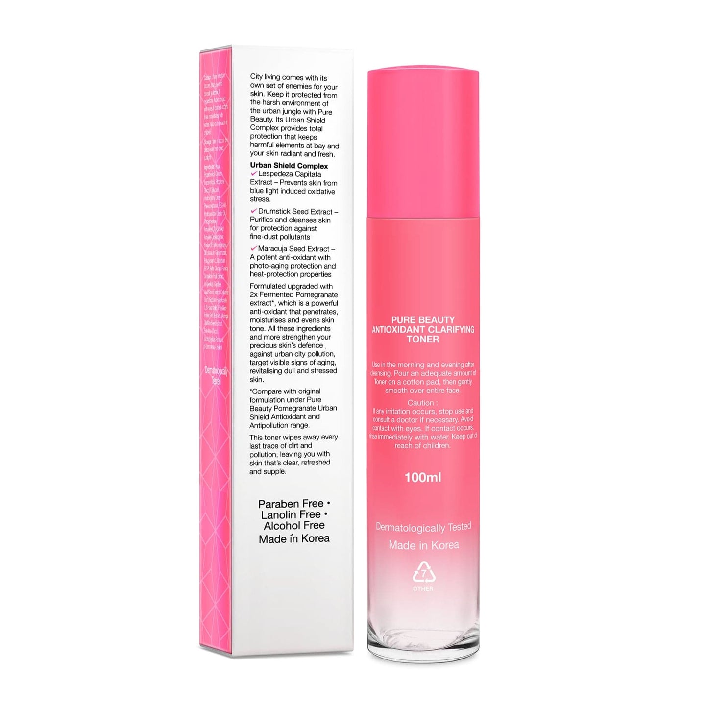 Urban Shield Antioxidant Clarifying Hydrating Toner 150ml