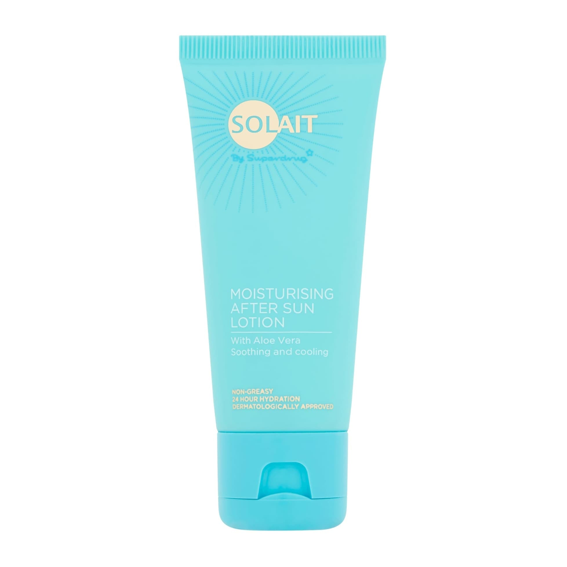 Solait Soothing Moisturising After Sun Lotion Cream Aloe Vera 30ml