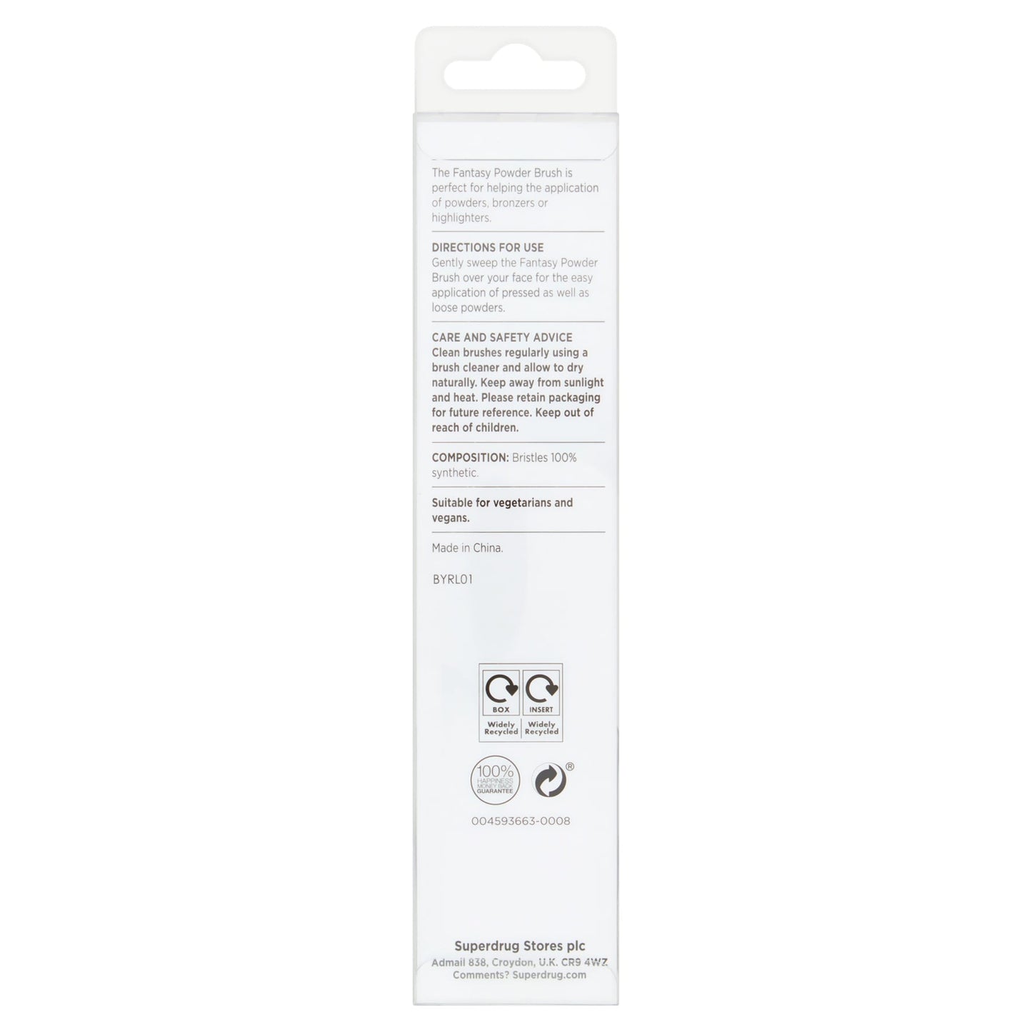 Fantasy Powder Face Brush 1pc
