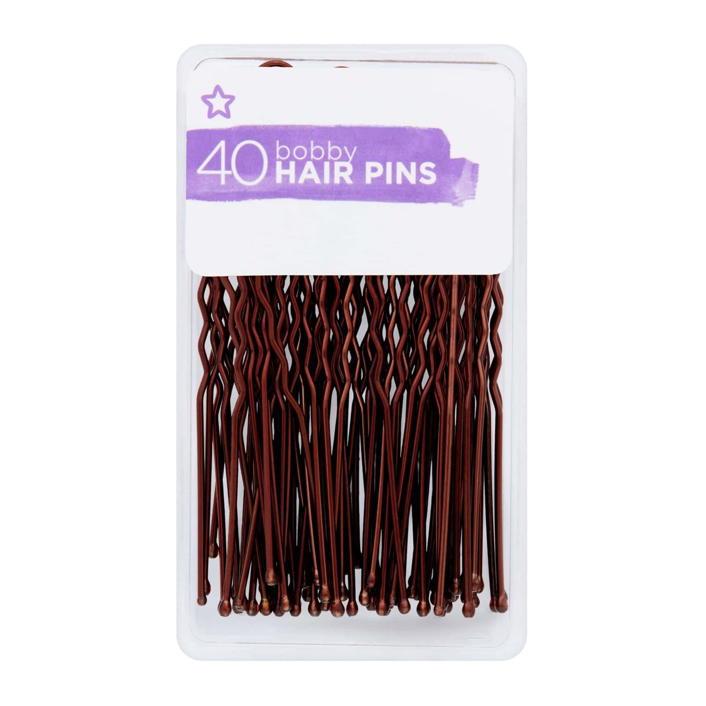 Bobby Hair Pins Brown