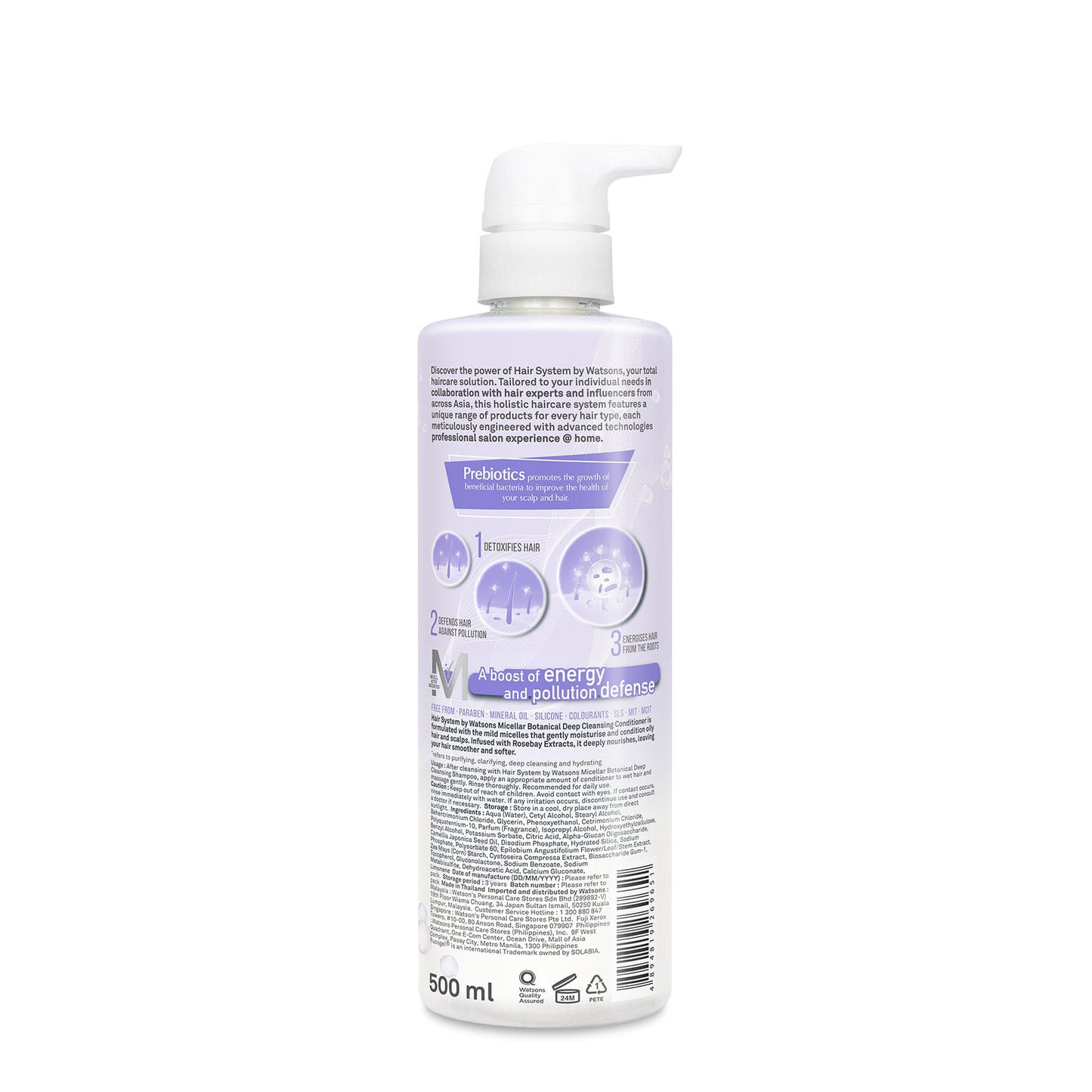 Hair Systems by Watsons Micellar Deep Cleansing Conditioner 500ml 500ml