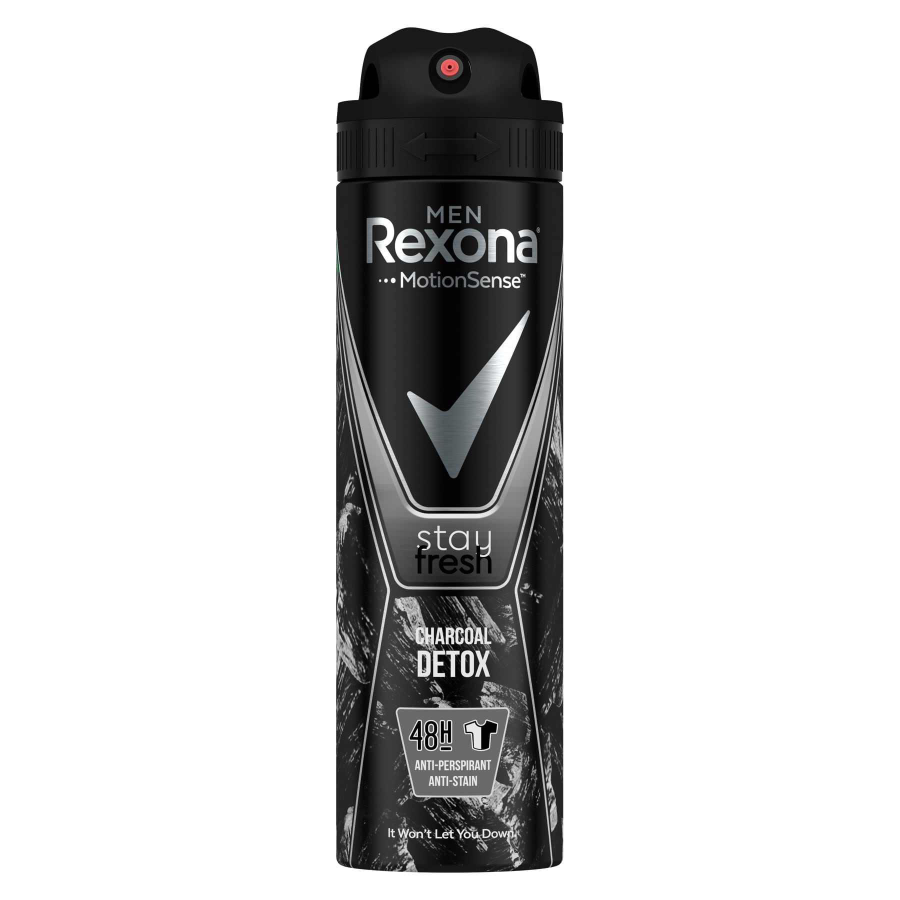 Buy Rexona Men AntiPerspirant Deodorant Spray Charcoal Detox 150ml