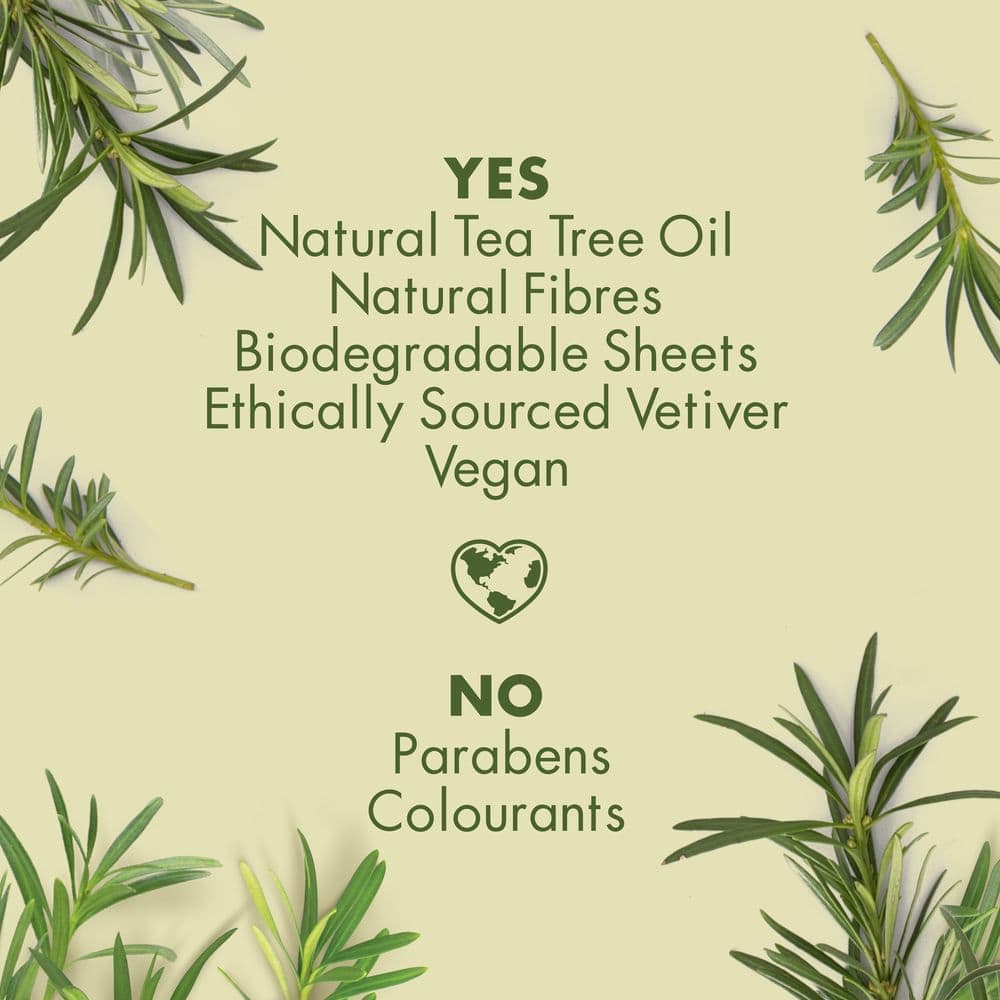 Rapid Reset Sheet Mask Tea Tree Oil & Vetiver 1pc 21ml
