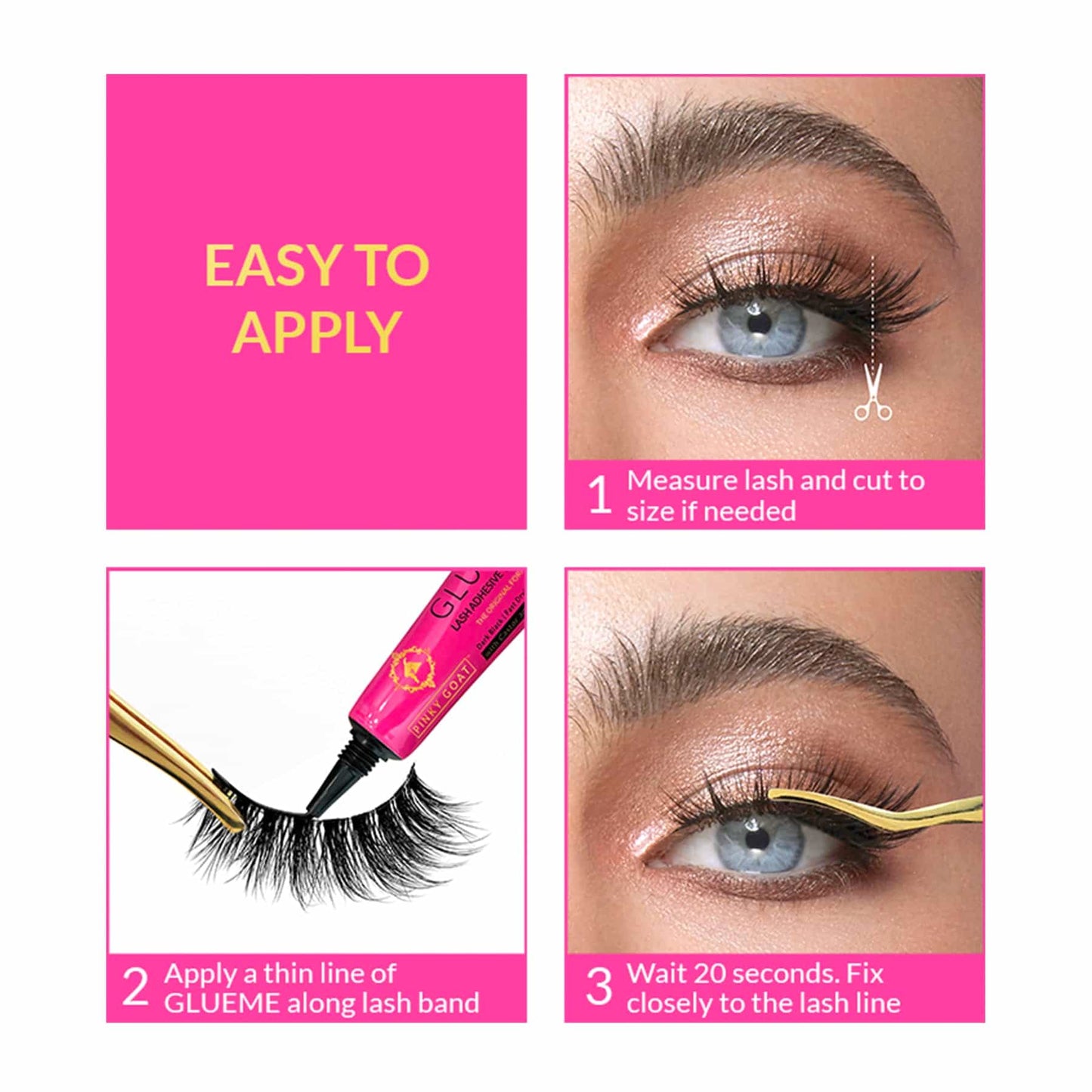 Kanz False Eyelashes Vegan 1 pair 11.5g