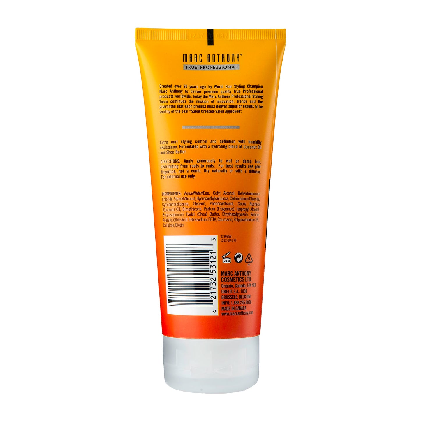 Hydrating Curl Cream Leave-In Conditioner Coconut Oil & Shea Butter 175ml 174ml