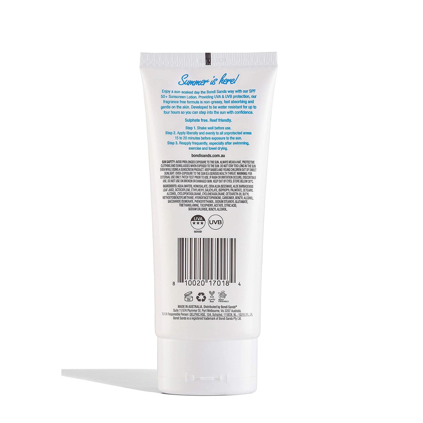 Sunscreen Lotion SPF50+ Fragrance Free 150ml 150ml