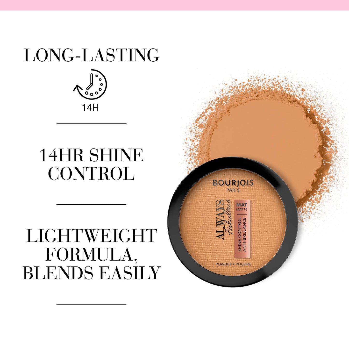 Always Fabulous Matte Pressed Powder 10g 520 Caramel|10g