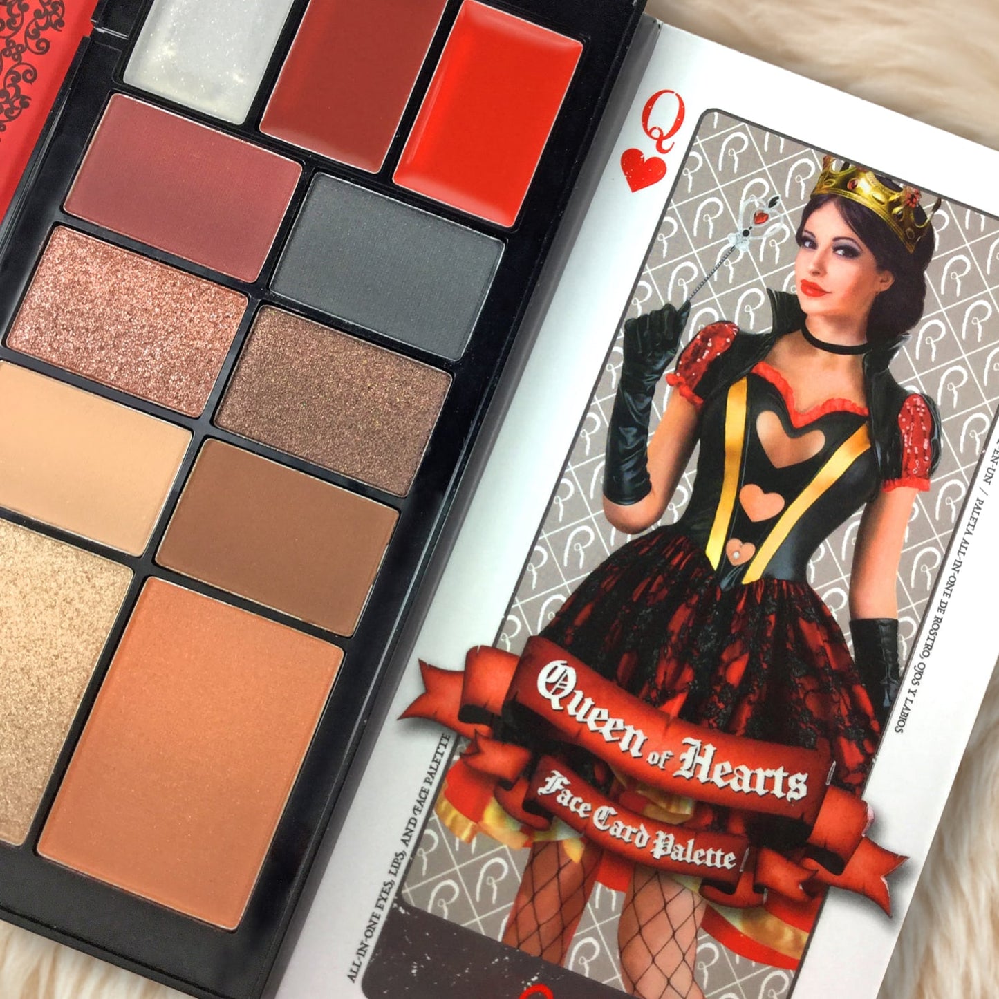 Face Card Palette Queen of Hearts 11 shades Queen of Hearts|14.6g