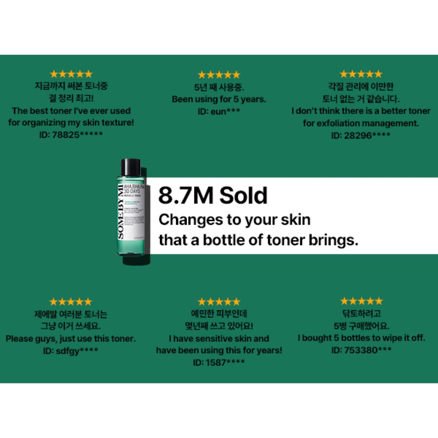 Some By Mi 30 Days Miracle Exfoliating Toner AHA-BHA-PHA 150ml